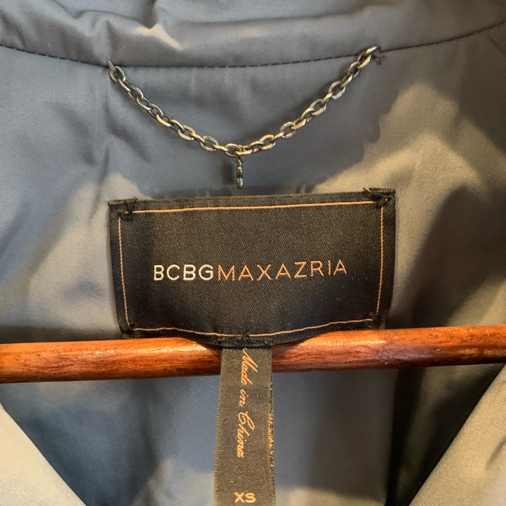 BCBGMaxAzira ruffled trench coat - Grey - Picture 7 of 9